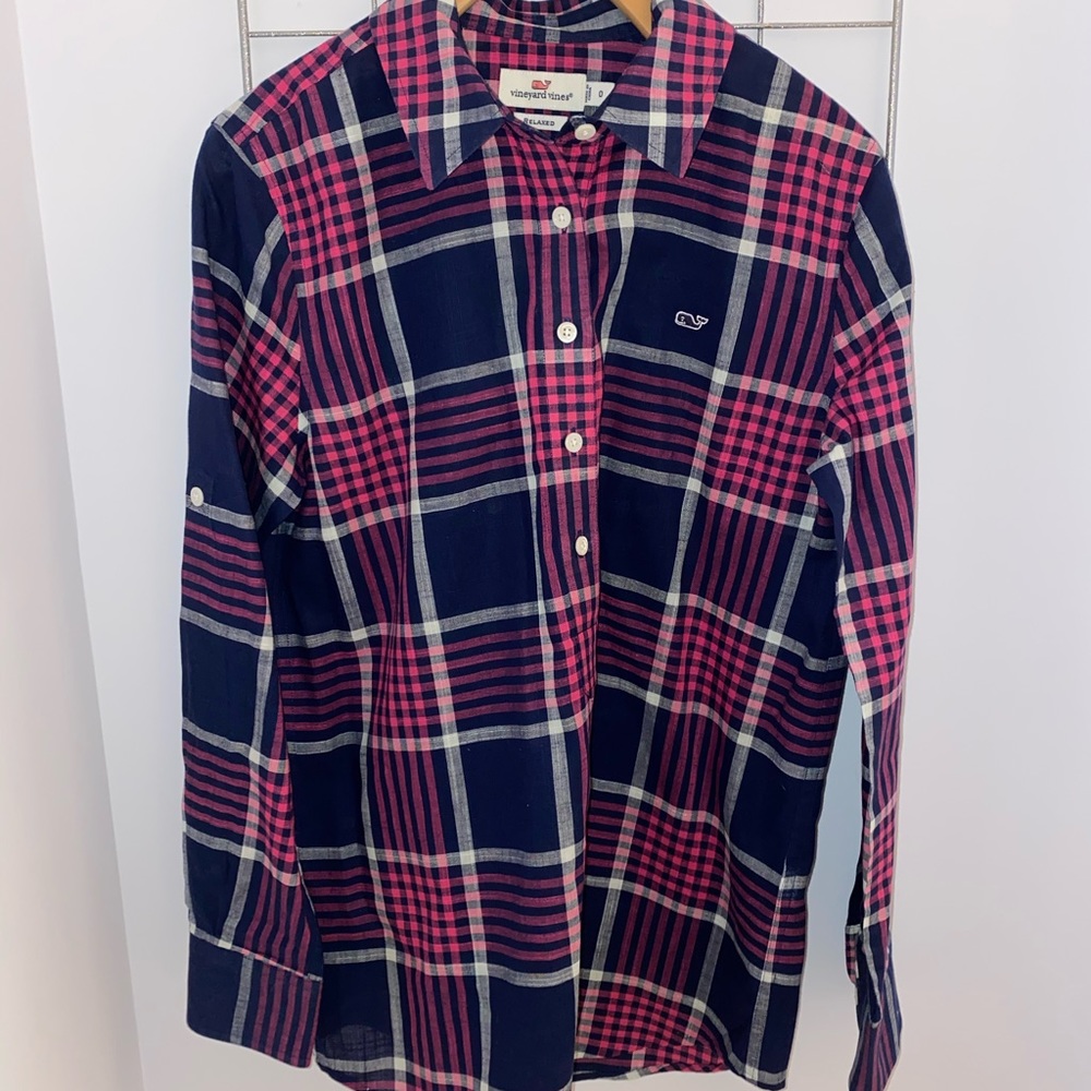 Vineyard Vines women’s linen dress flannel